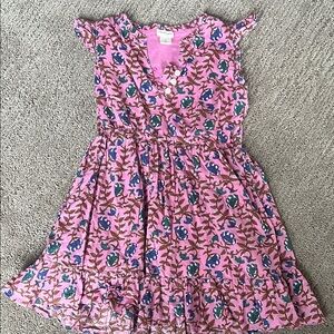 Floral Pink Kids Dress